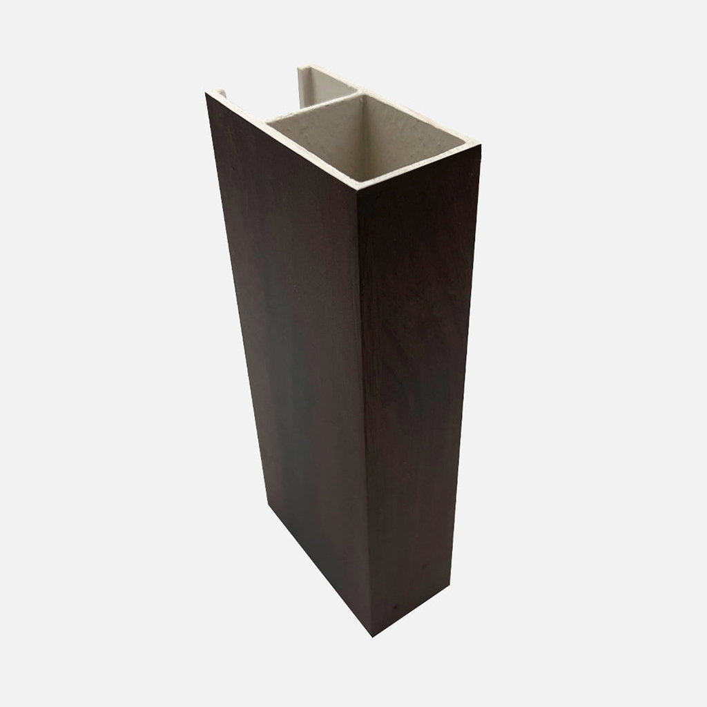 Caja WPC Viga interior Fix Color NOGAL