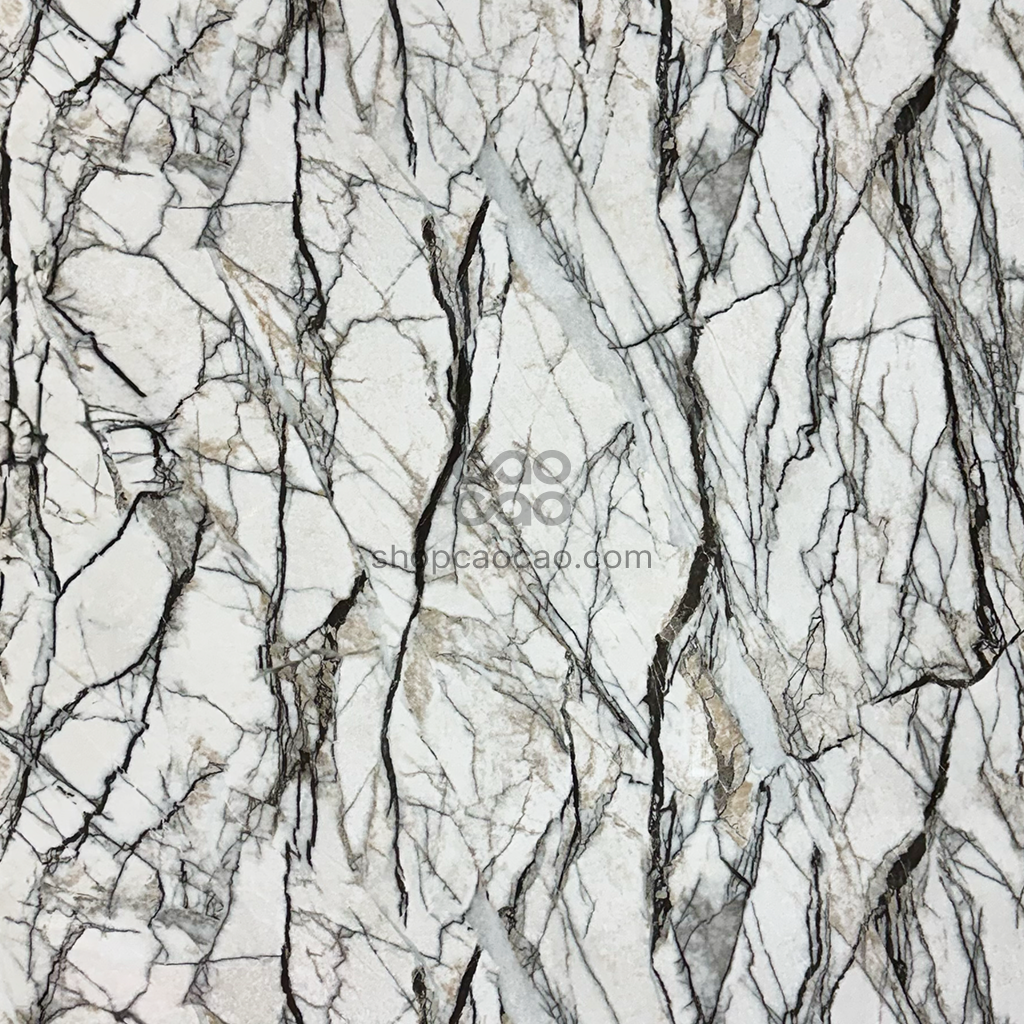 Lámina PVC tipo Mármol color Italo Blanc