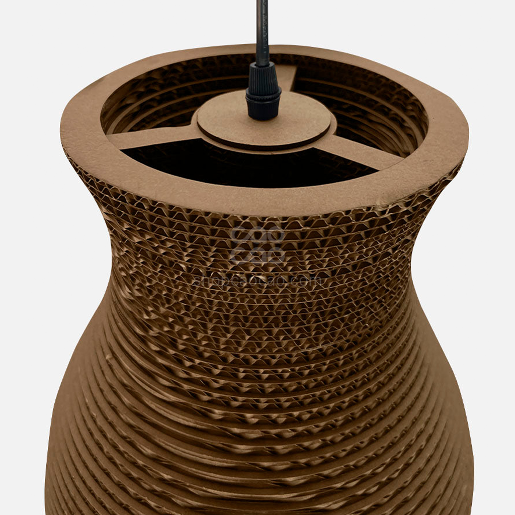 Lámpara colgante de corrugado MUUN 26cm X 53cm