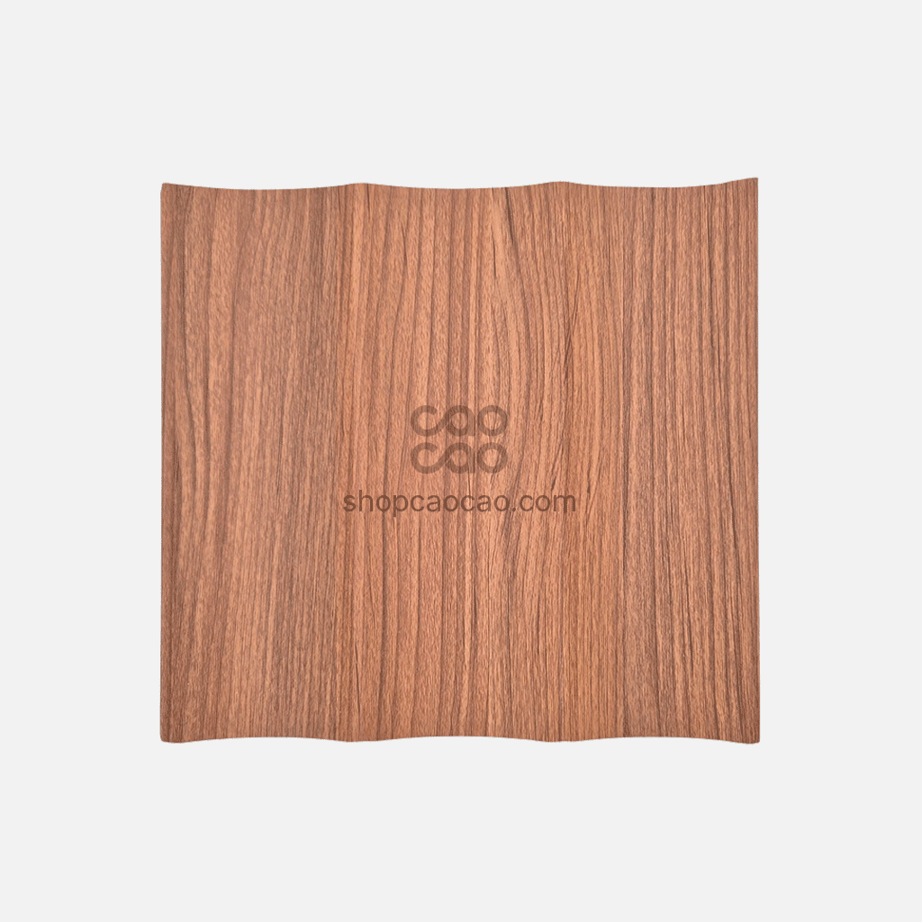 Caja WPC Lambrín Interior Arco Grande Color Nogal Claro