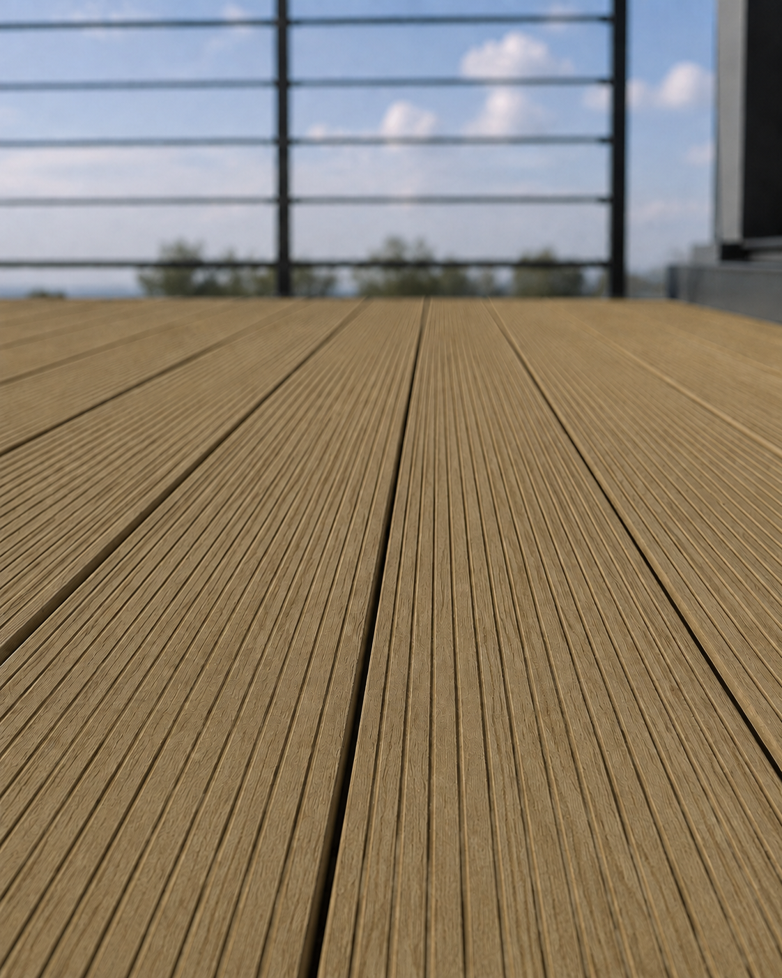Light Walnut Decking