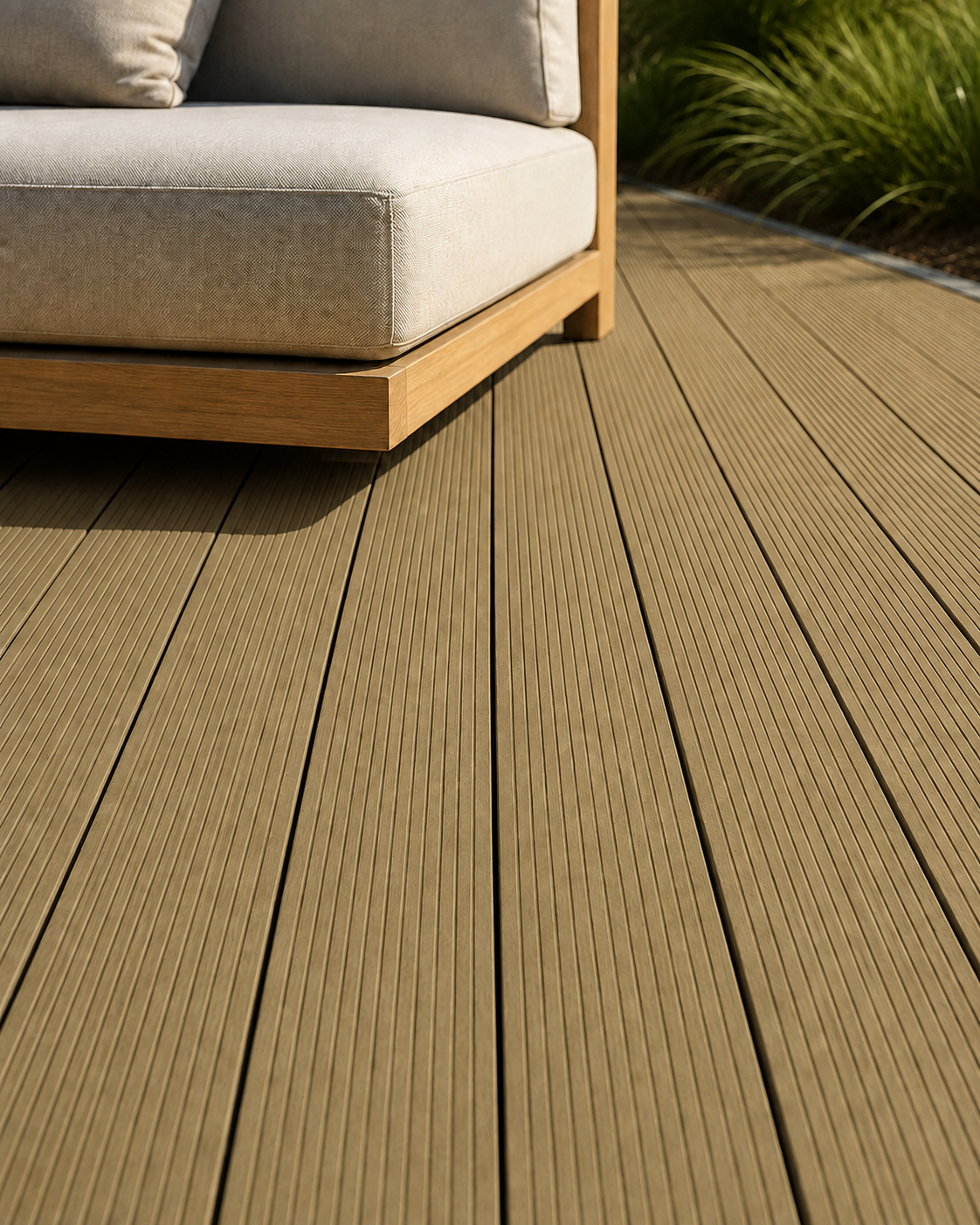 Light Walnut Decking