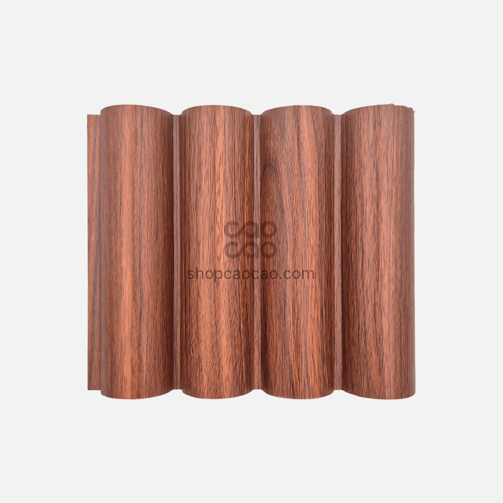 Lambrín Interior Flauta Mediana Color Parota Clásico