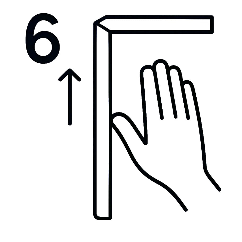 Instalación de las molduras siguientes