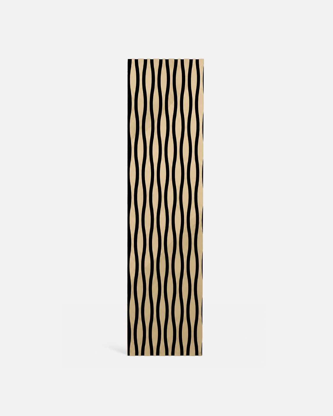 Golden Mirror Silhouette Wainscoting