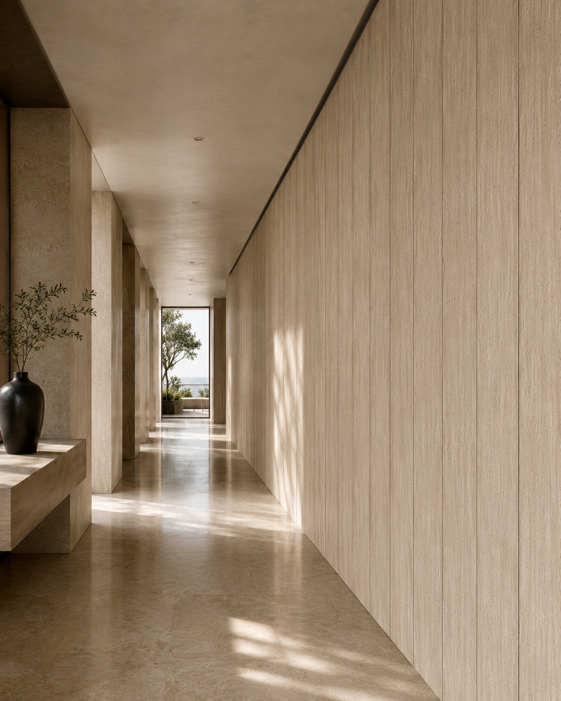 Modular Travertino Miel