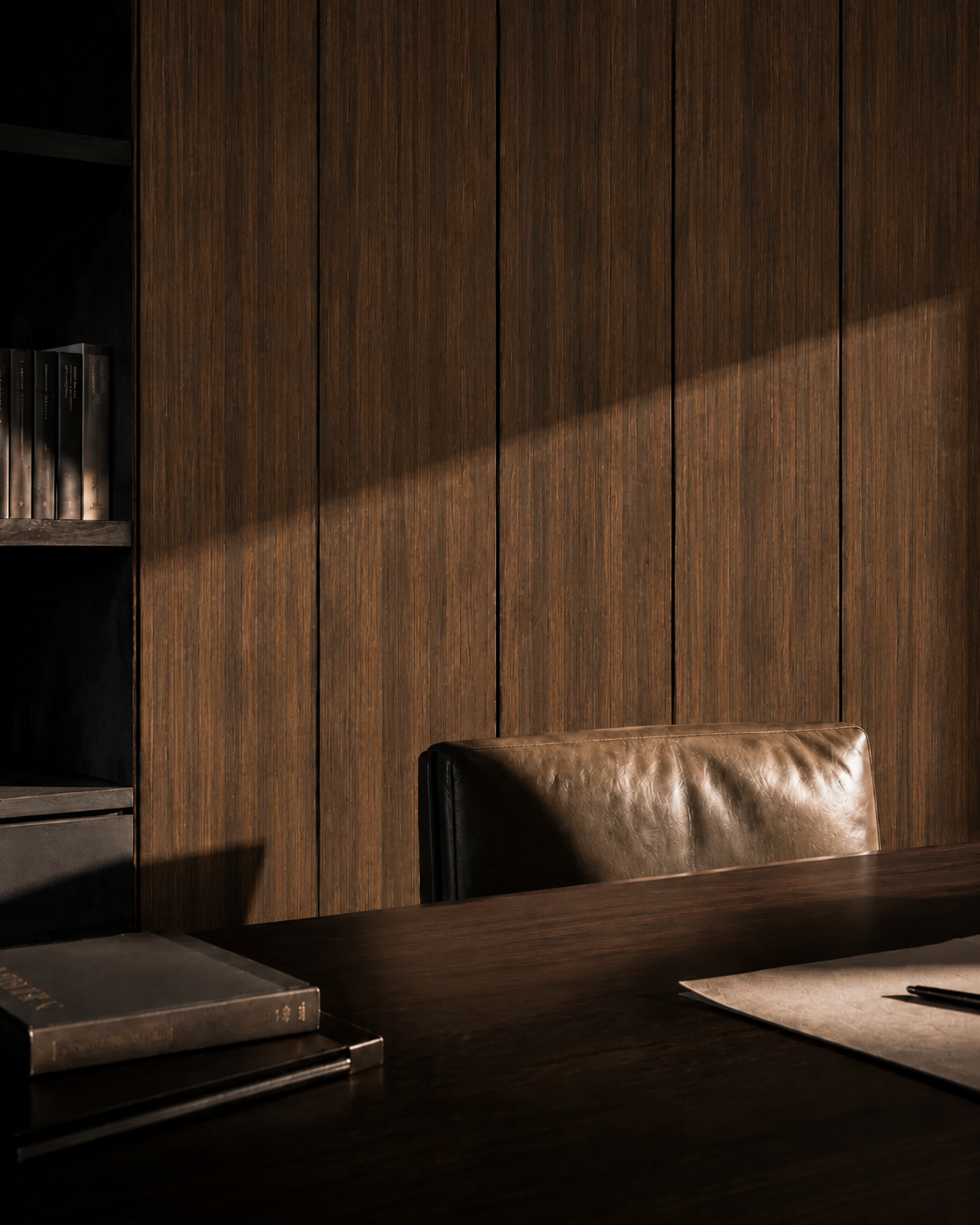 20cm Espresso Walnut Panel