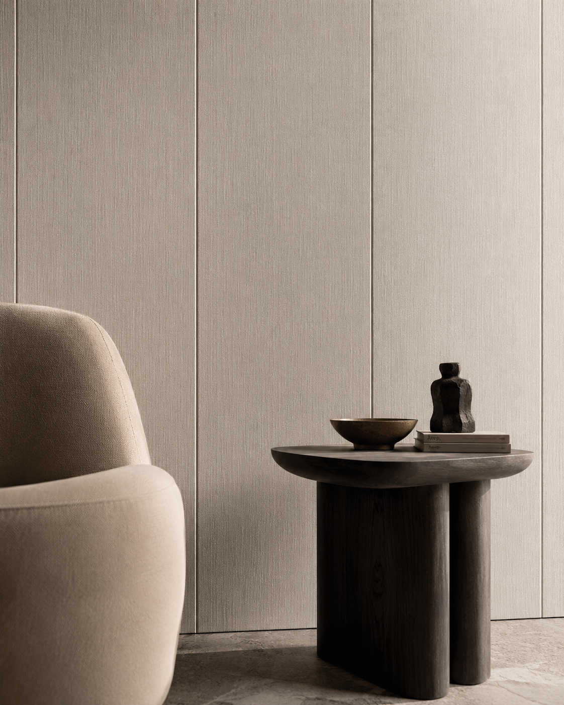 Panel Flat Gris Tramado