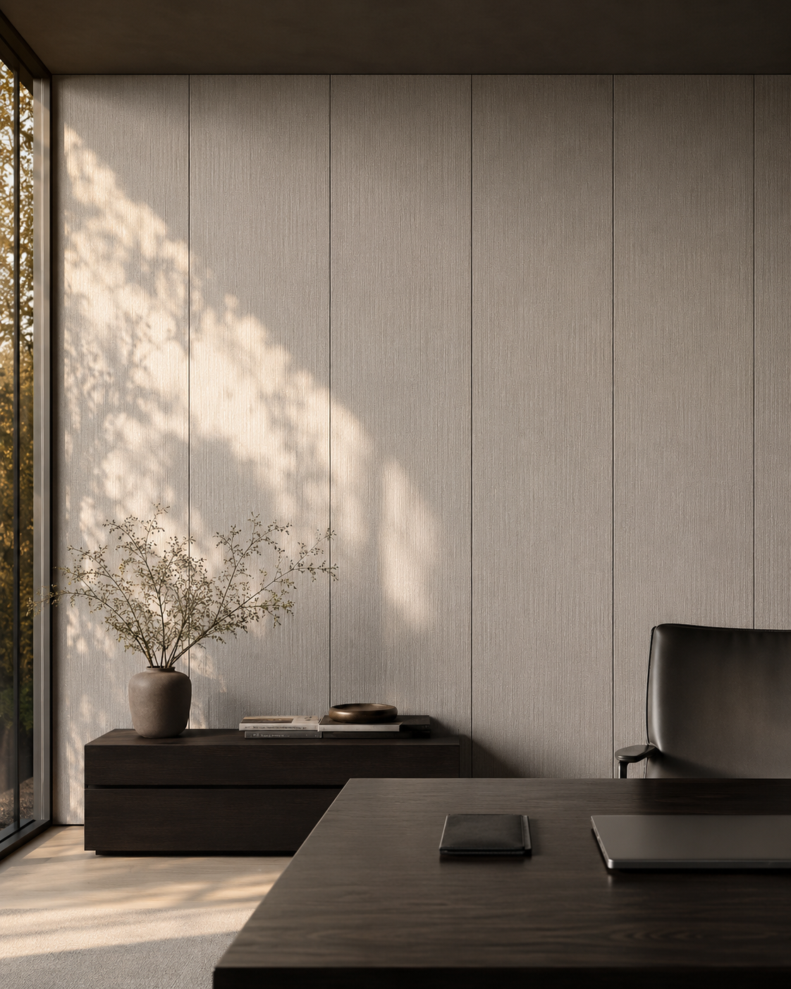 Panel Flat Gris Tramado