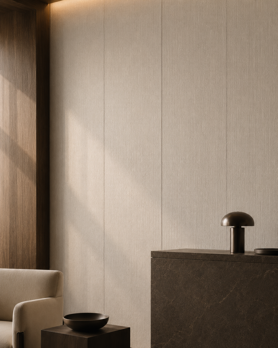 Panel Flat Gris Tramado