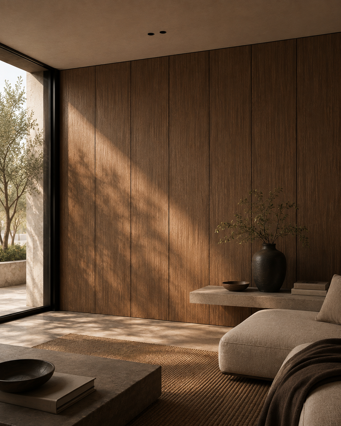 Espresso Walnut Panel