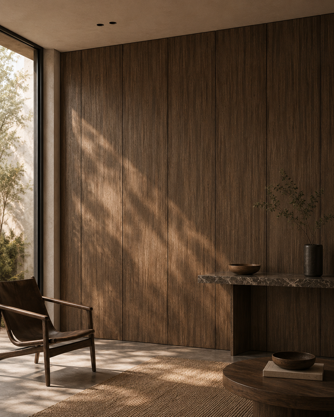 Espresso Walnut Panel
