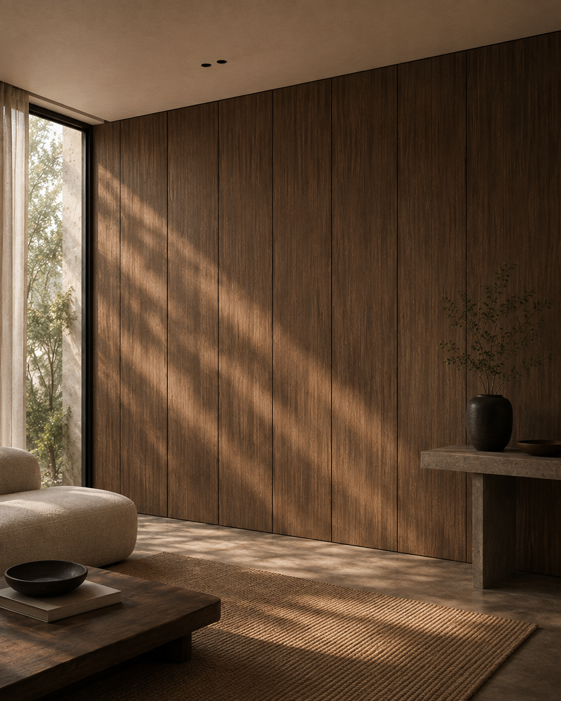 Espresso Walnut Panel