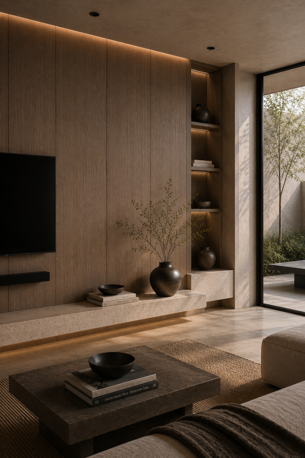 Walnut T Panel