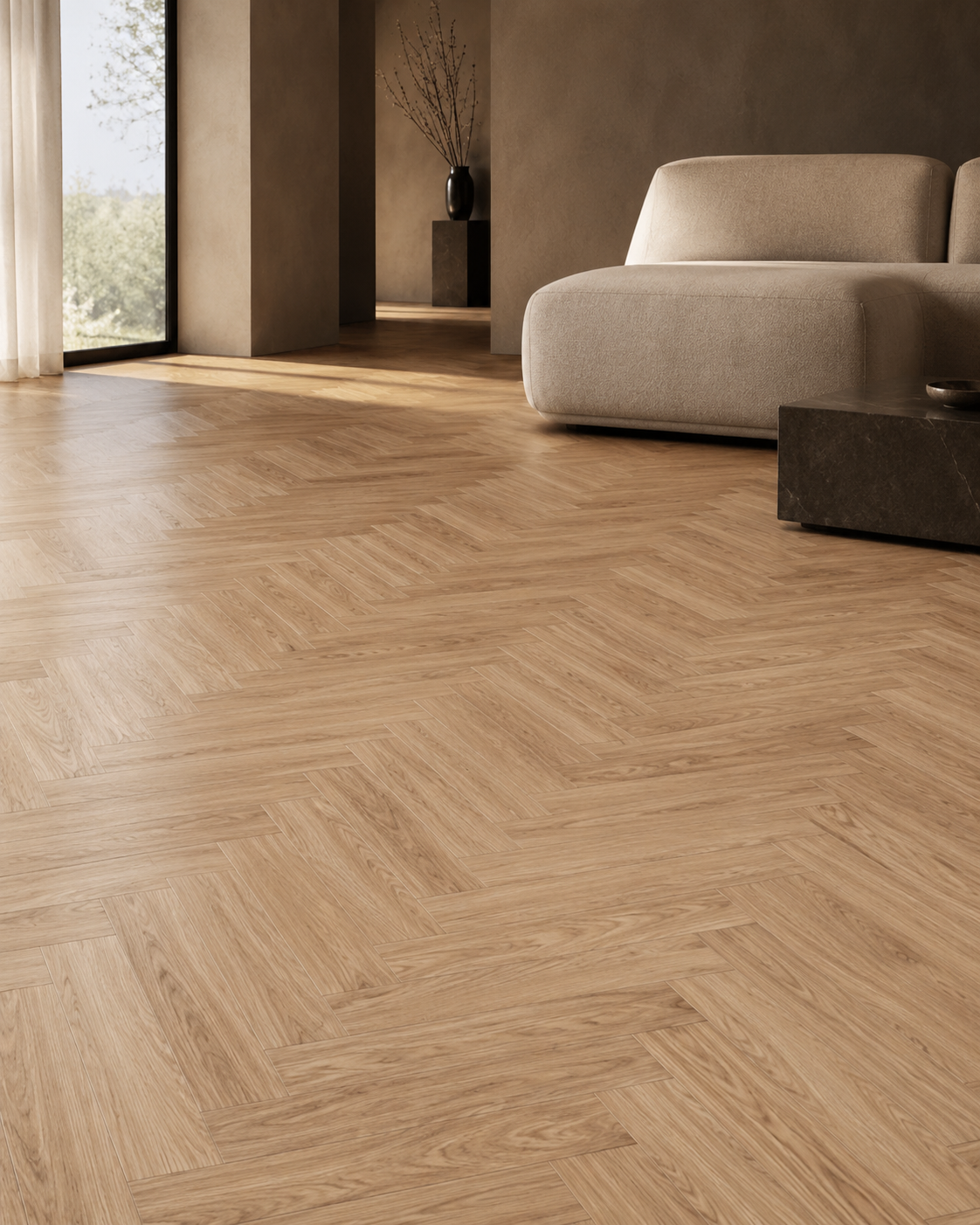 Piso Herringbone Encino