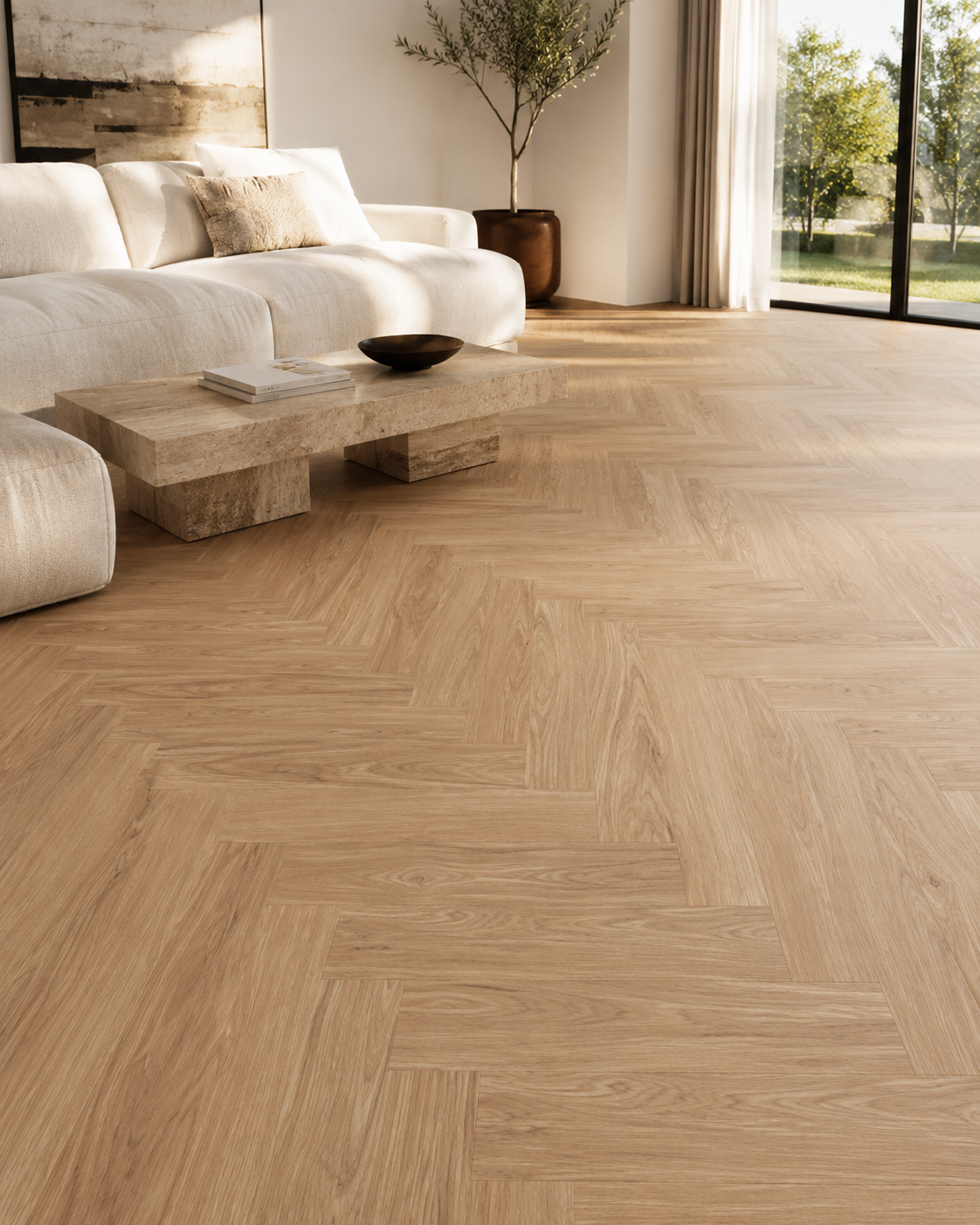 Piso Herringbone Encino