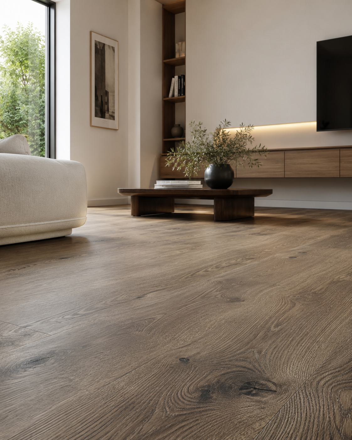 Piso SPC Walnut