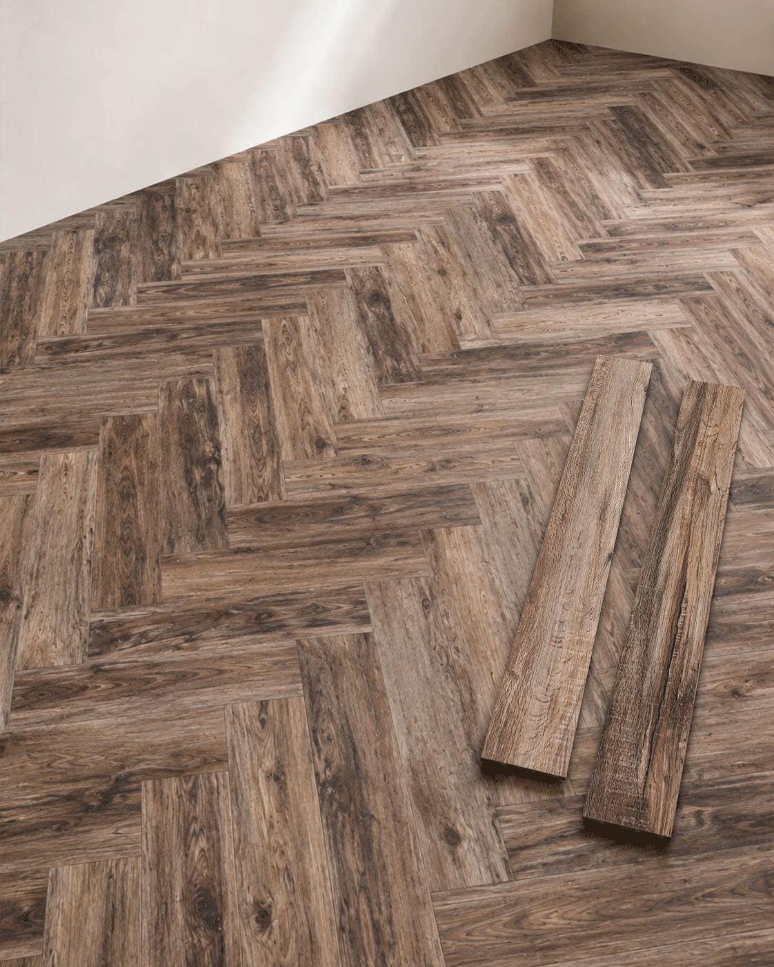 Herringbone Walnut Flooring