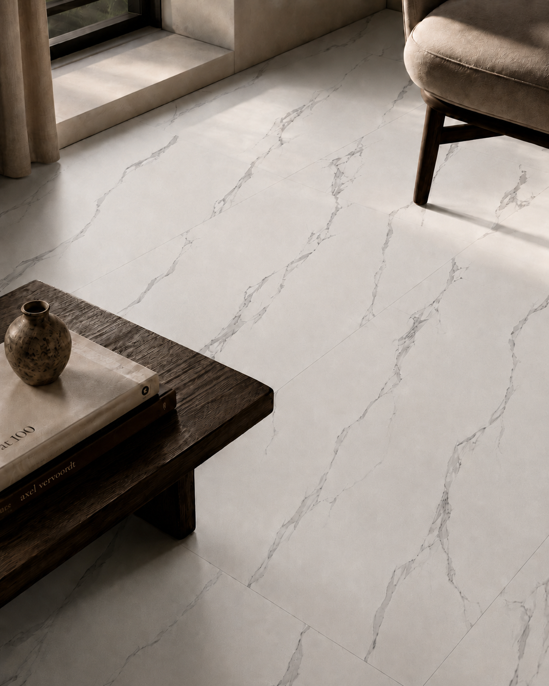 Piso Blanco Mármol