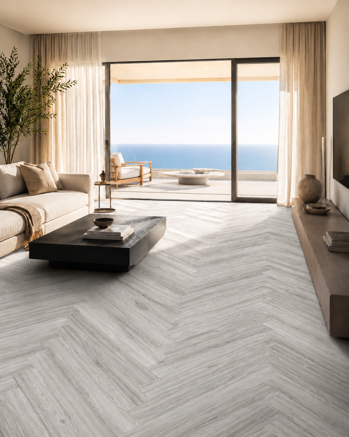 Piso Herringbone Dacite