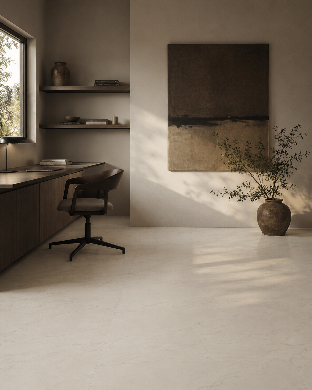 Piso Mármol Gold Blanco