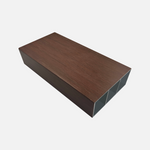 Viga Exterior de Aluminio 100x50 color Parota