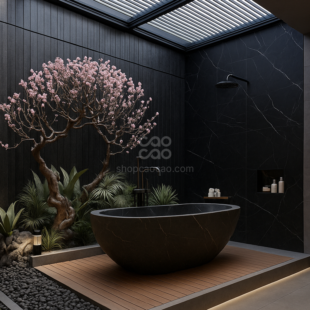 Muro SPC Negro 244*60*0.45cm (Caja con 4 Piezas)