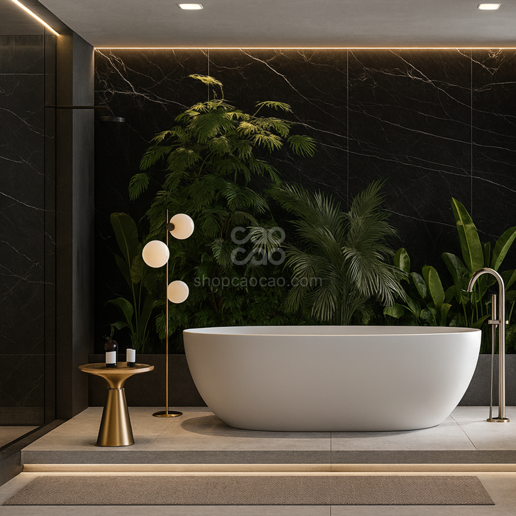 Muro SPC Negro 244*60*0.45cm (Caja con 4 Piezas)