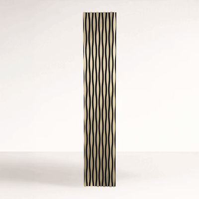 Panel Lambrín Acústico Silueta Espejo Dorado