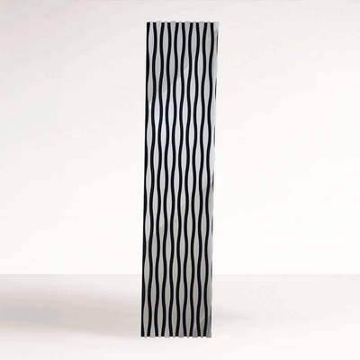 Panel Lambrín Acústico Silueta Espejo Plata