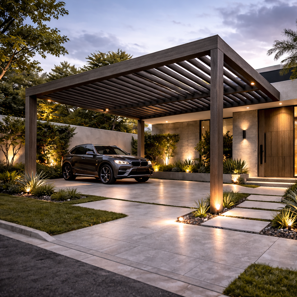 Viga Exterior WPC 100x52 Color Nogal 2025