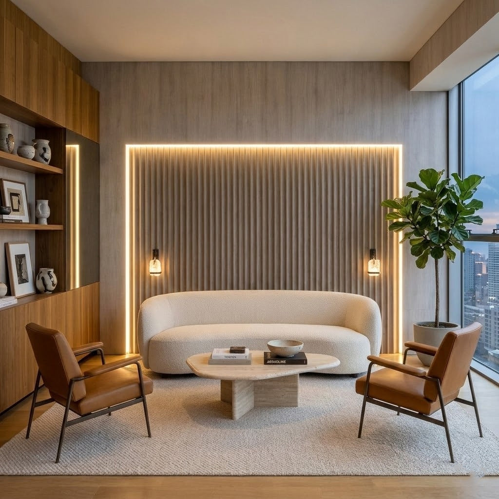 Lambrín Interior Arco Chico Color Gris Tramado