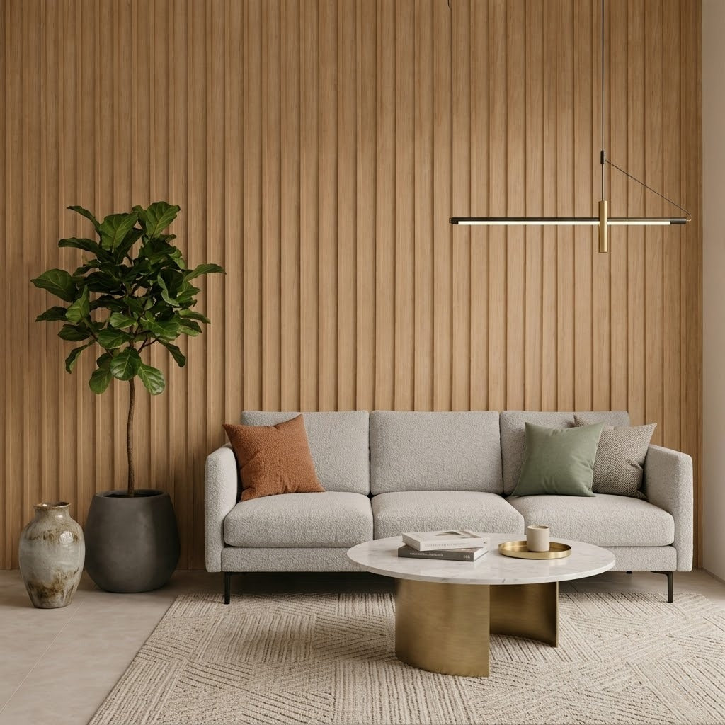 Lambrín Interior Arco Grande Color Encino