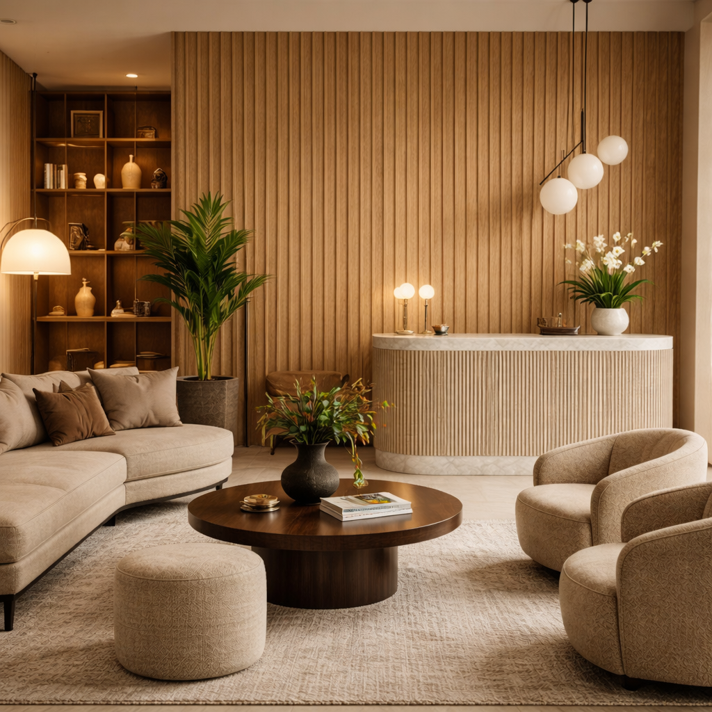 Lambrín Interior Arco Grande Color Encino