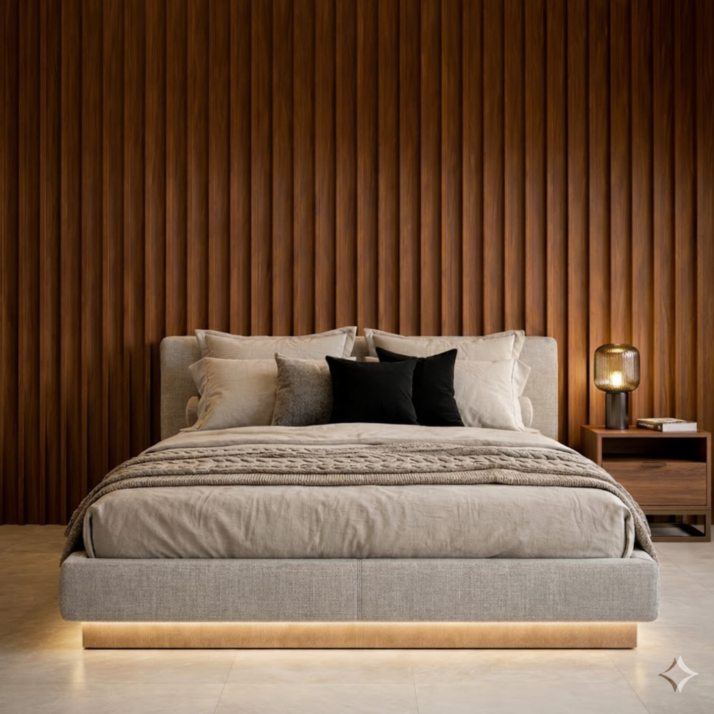 Lambrín Interior Arco Grande Color Parota Clásico