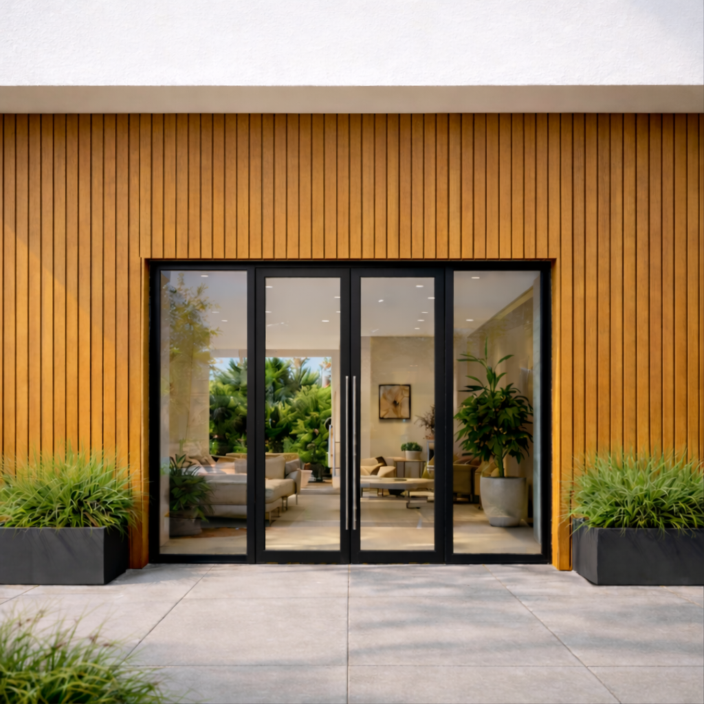 Lambrín Exterior EKS color Nogal claro Lite SIN-14