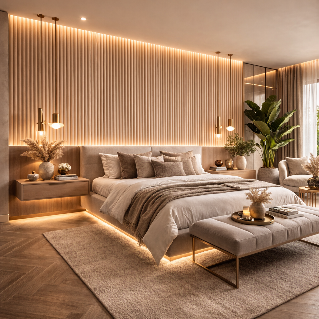 Lambrín Interior Flauta Chica Color Japandi