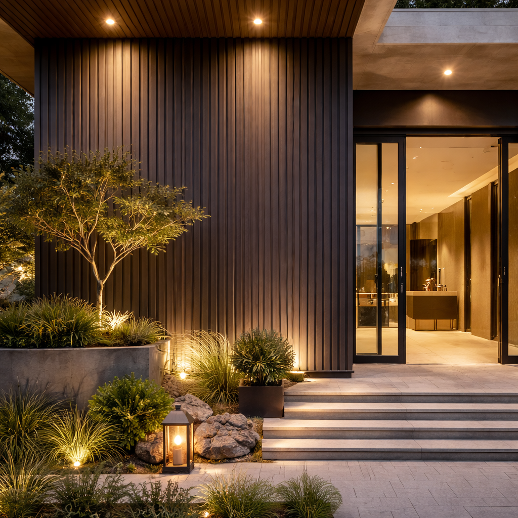 Lambrín Exterior EKS color Negro SIN-14