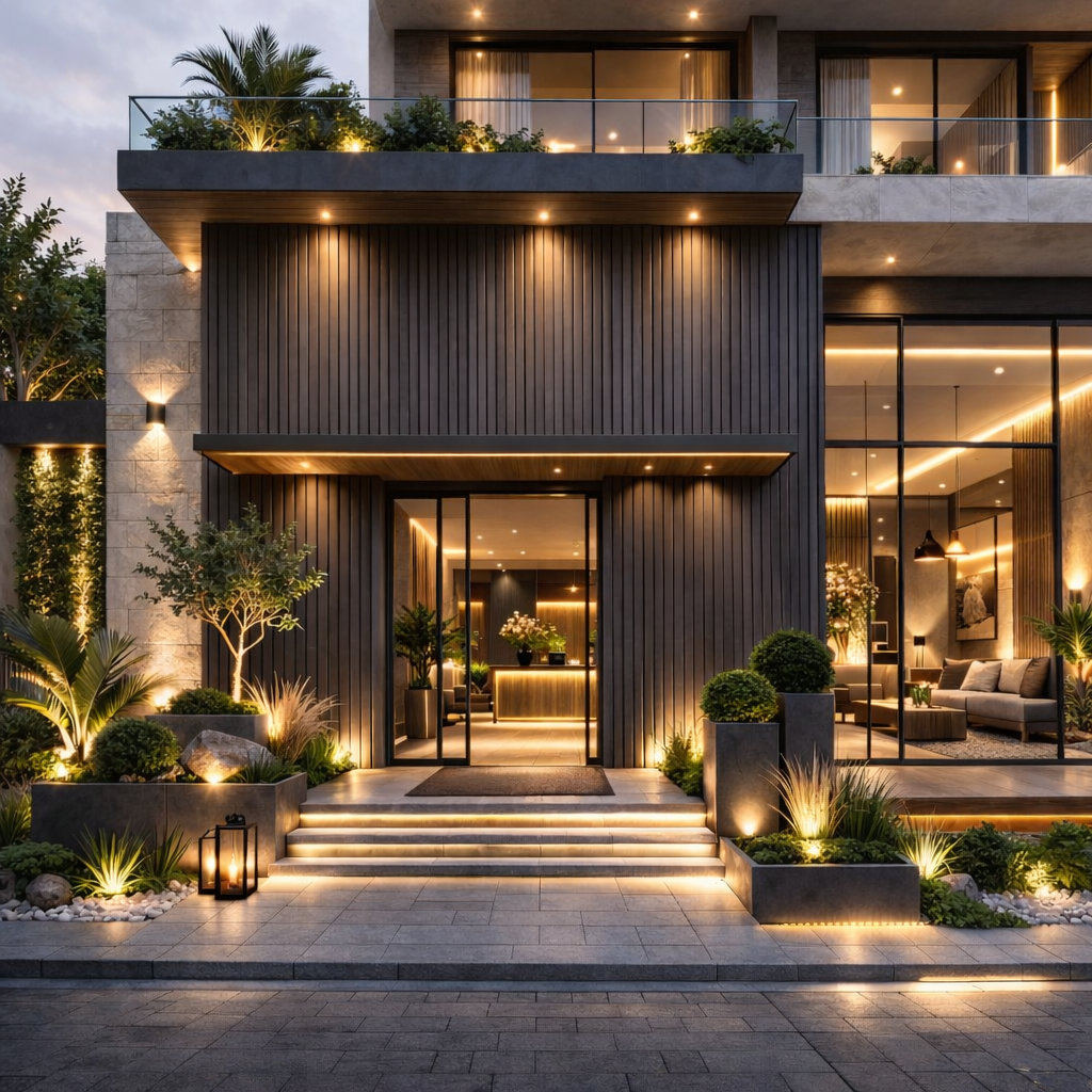 Lambrín Exterior EKS color Negro SIN-14