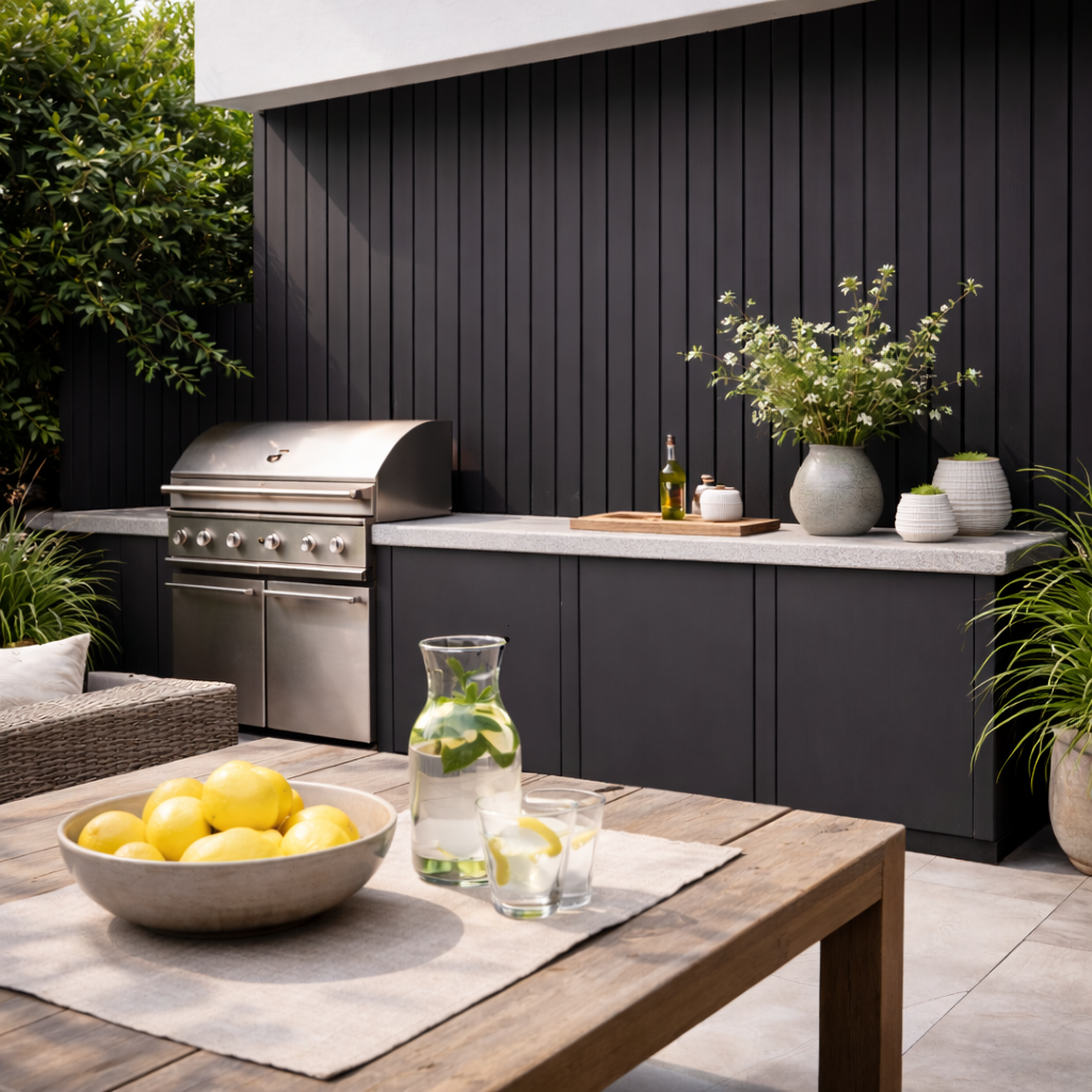 Lambrín Exterior EKS color Negro SIN-12