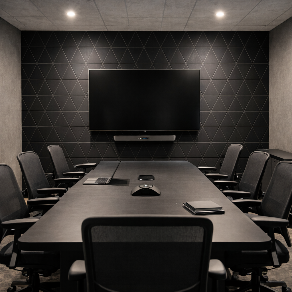 Panel Lambrín Acústico Láser Trion Carbón