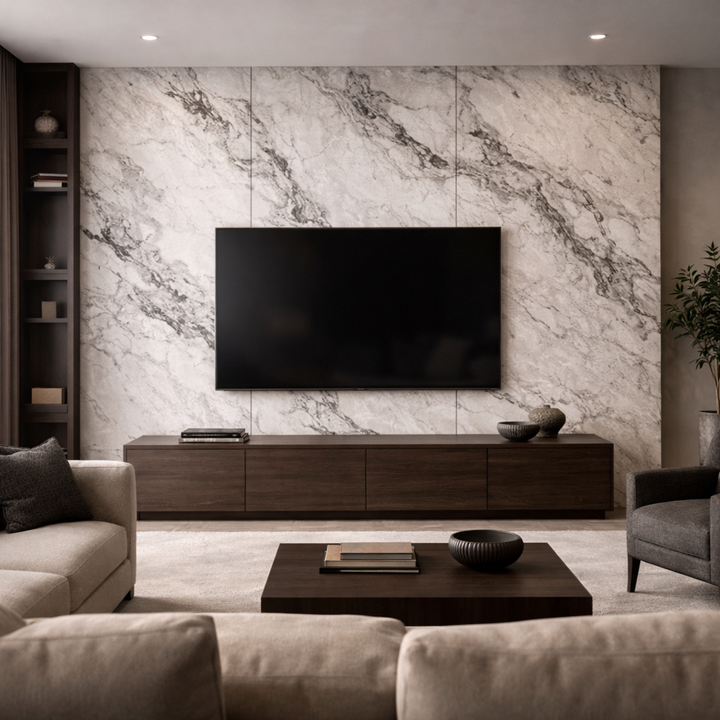 Lámina BCC Glossy Calacata Gold-X (8) 2.8*1.2 m