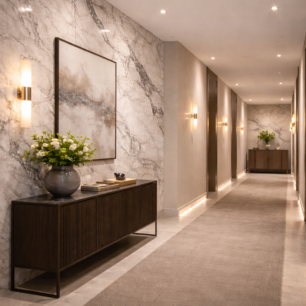 Lámina BCC Glossy Calacata Gold-X (8) 2.8*1.2 m