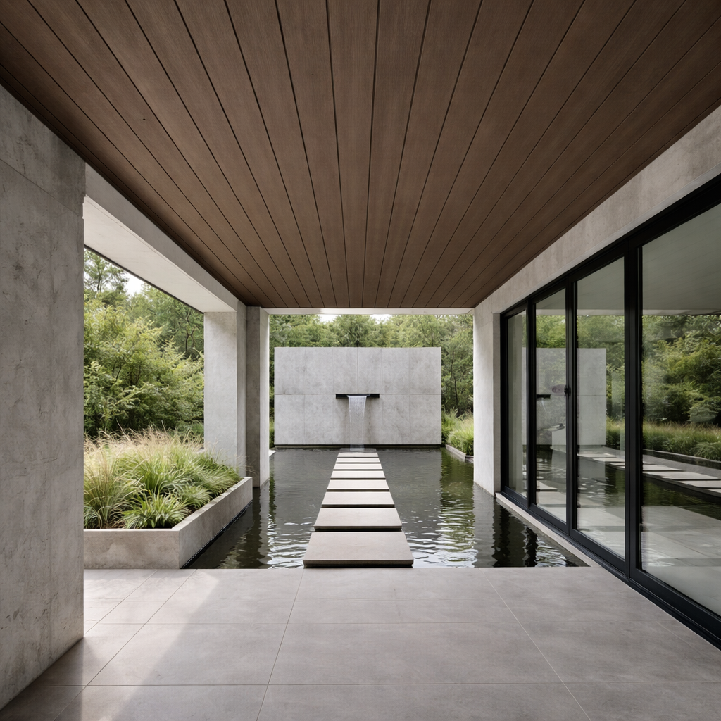 Plafón M EKS color nogal chocolate P-01 148*21*2900 mm