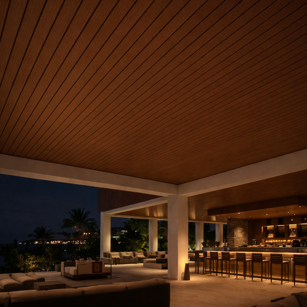 Plafón M EKS color parota P-01 148*21*2900 mm