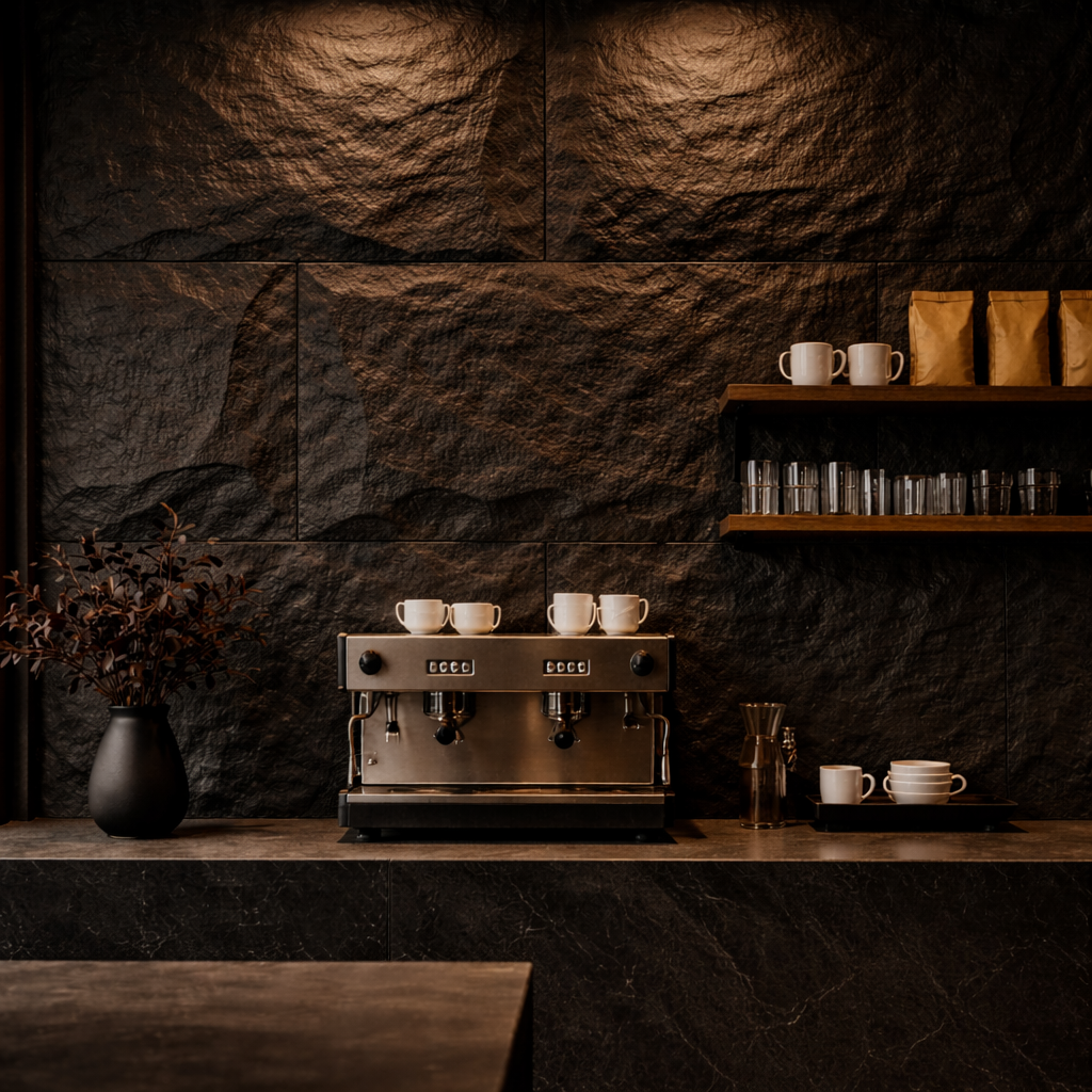 Roca PU Color Negro 60x120