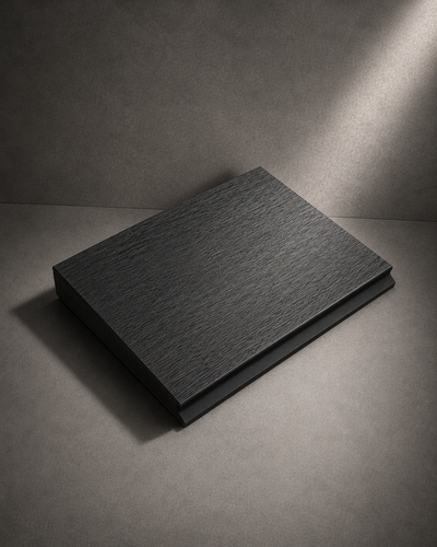 Plafón 3D Negro 2025