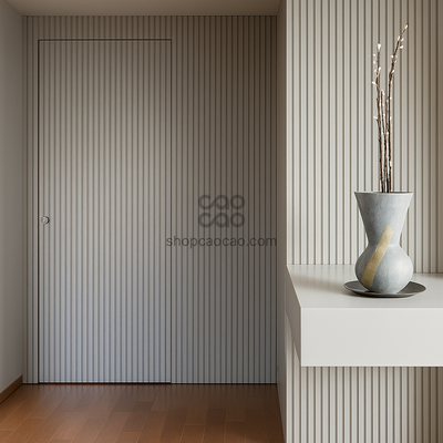 Lambrín Interior WPC Tradicional Color Blanco