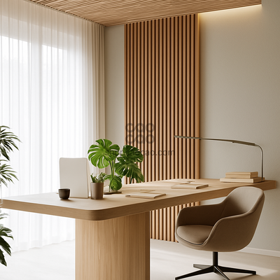 Lambrín Interior WPC Tradicional Color Encino