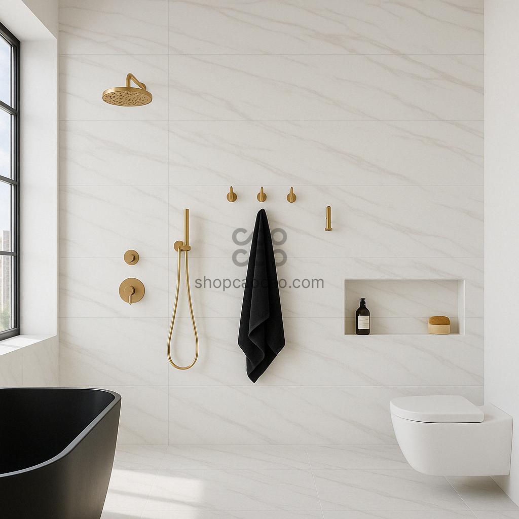 Muro SPC Blanco 244*60*0.45cm (Caja con 4 Piezas)